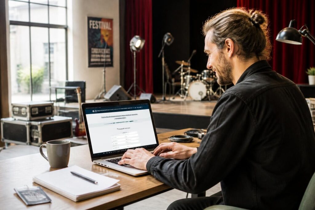 guso facilite la déclaration des artistes et techniciens du spectacle en toute simplicité, garantissant une gestion administrative rapide et sécurisée.