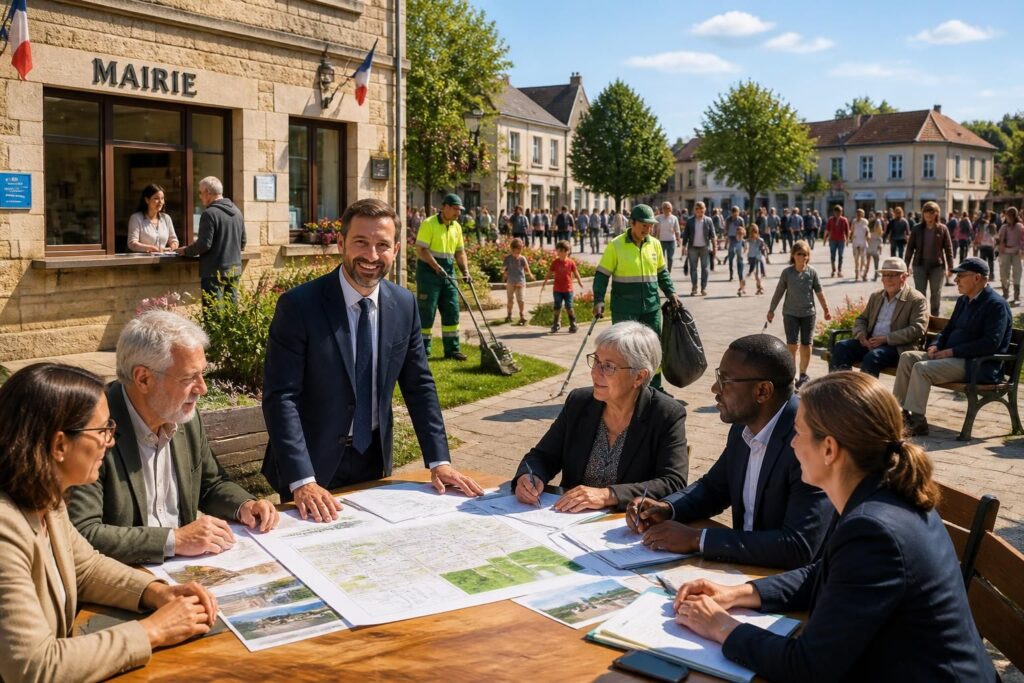 découvrez le rôle du maire, du conseil municipal et des services municipaux dans la gestion et le développement de votre commune.