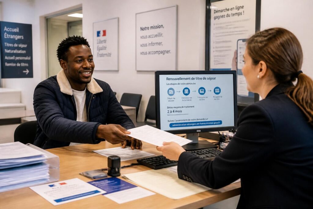 découvrez la démarche complète pour le renouvellement de votre titre de séjour, avec toutes les étapes détaillées et les délais à prévoir pour un traitement efficace.
