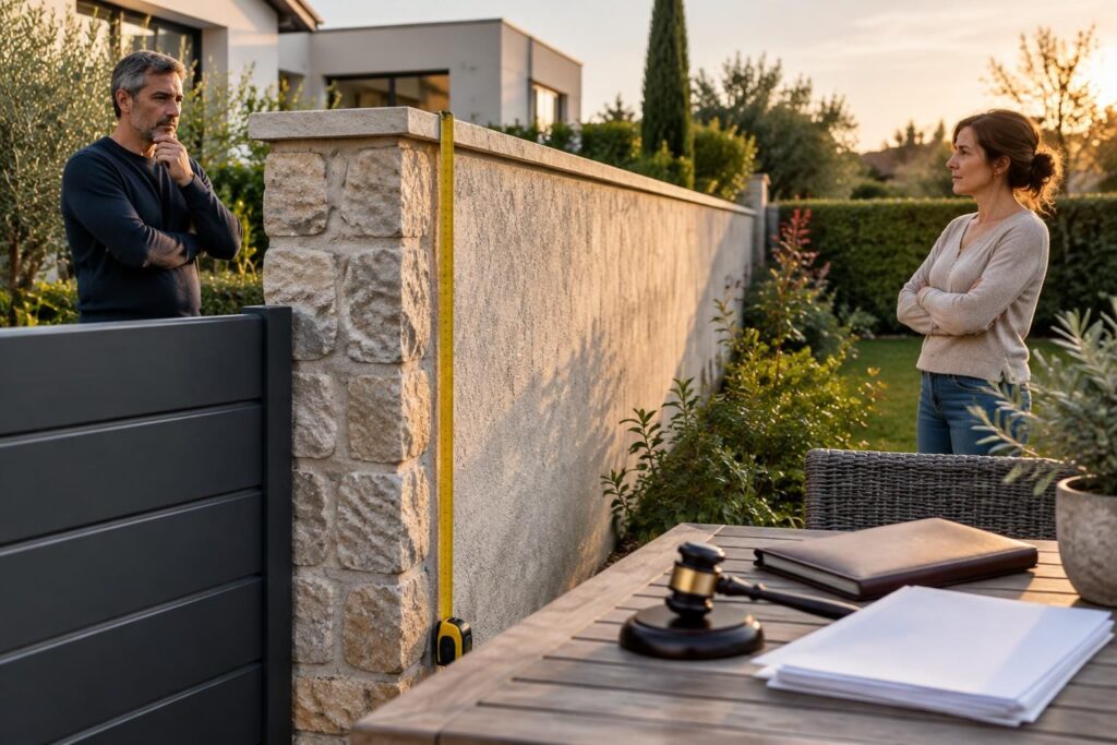 Jurisprudence sur la hauteur des murs de clôture : règles et décisions récentes